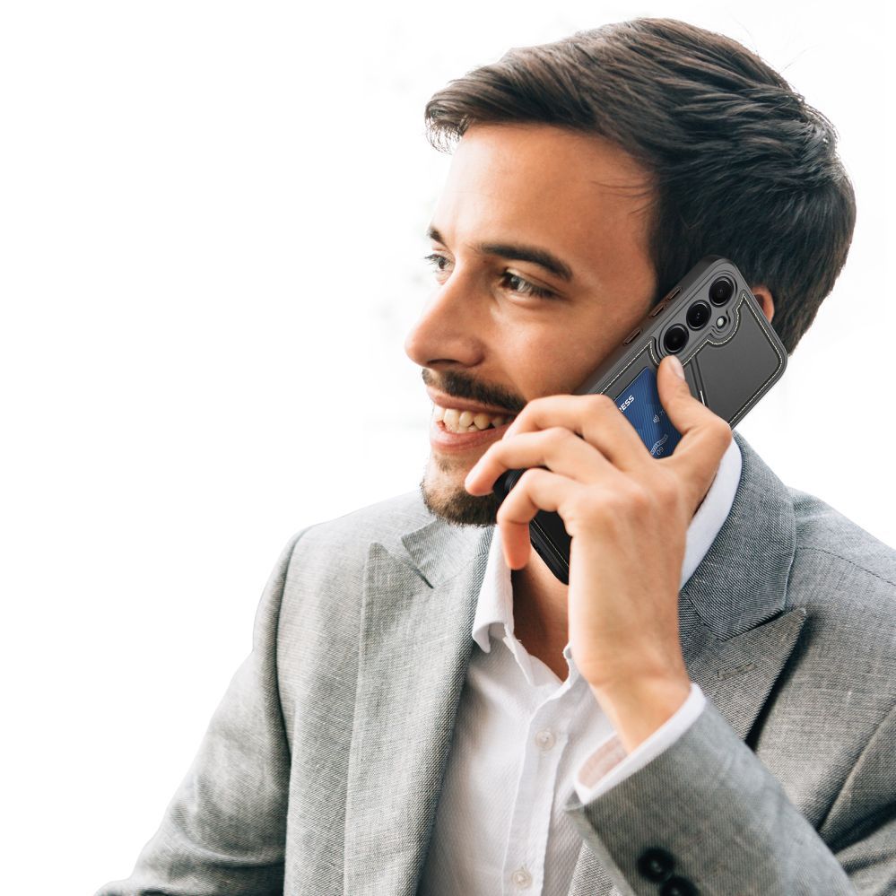 Tagakaaned Dux Ducis Dux Ducis Rafi II Case for Samsung Galaxy S25+ with Stand and Wallet - Black