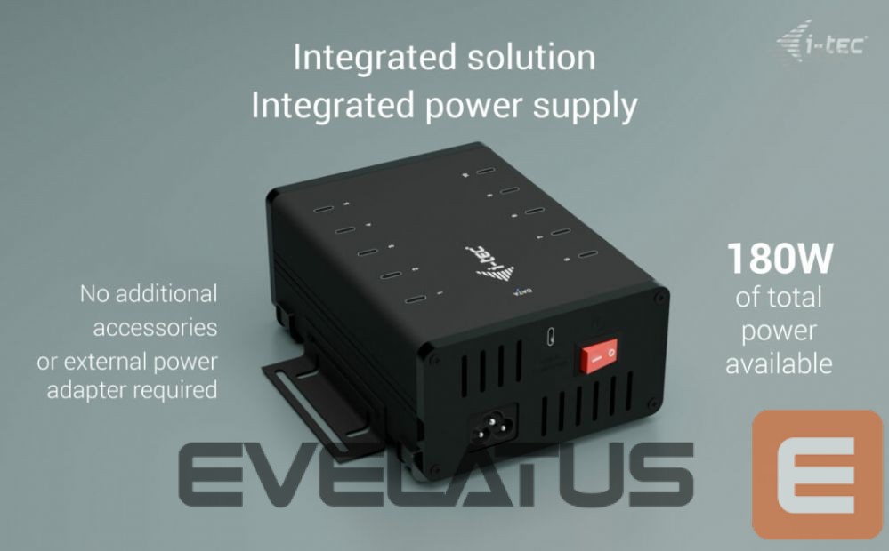 Computer accessories I-TEC I-TEC USB-C/USB-A Charging HUB 10 Port