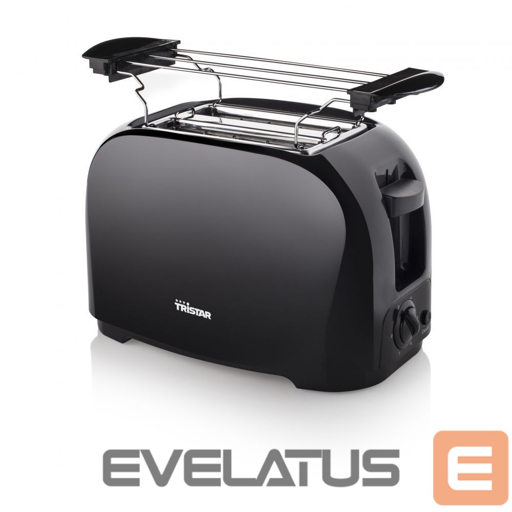 Röster Tristar Toaster | BR-1025 | Number of slots 2 | Housing material Plastic | Black