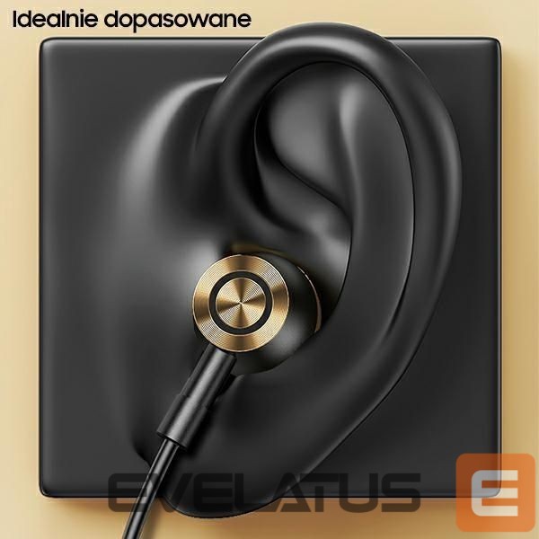 Kõrvaklapid USAMS USAMS Słuchawki stereo EP-43 metal USB-C czarny/black HSEP4301