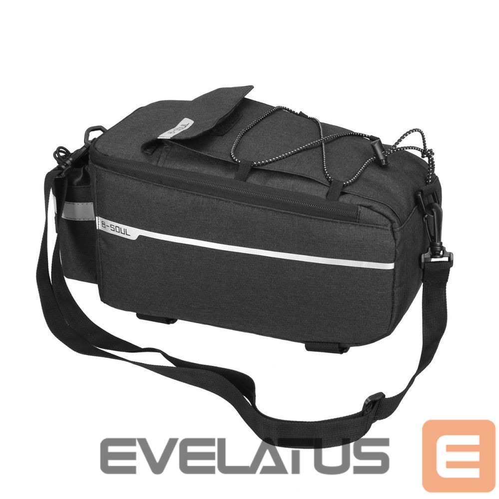 Bicycle accessory Hurtel WYA26Y0S Thermal Bike Pannier Bag with Shoulder Strap - Black