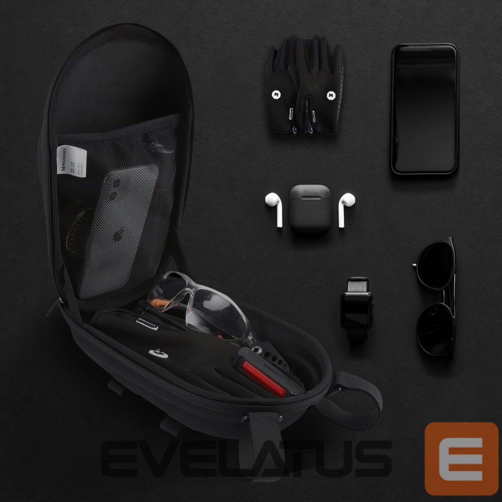 Bicycle accessory Wozinsky Wozinsky Waterproof Scooter Handlebar Bag 4L Black (WSB1BK)