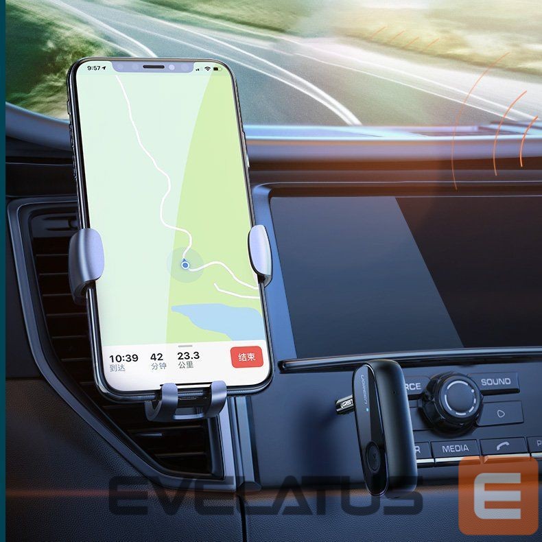 Kõrvaklapid Ugreen Ugreen Bluetooth 5.0 audio receiver AUX aptX, aptX LL mini headphone jack black (70304)