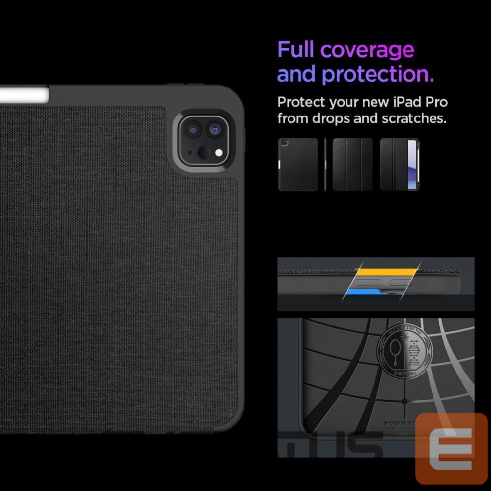 Tagakaaned Spigen Spigen Urban Fit iPad Pro 11" 2024 Case - Black