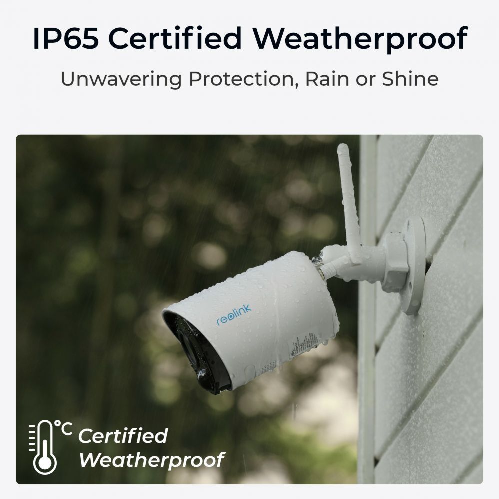 Web kamera Reolink | Battery Wi-Fi Security Camera with Solar Panel | Argus Series B320 | Bullet | 3 MP | Fixed lens | IP65 | H.264 | Micro SD, Max. 128 GB