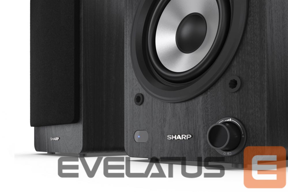 Speakers Sharp CP-SS30 Bookshelf Speakers, Black