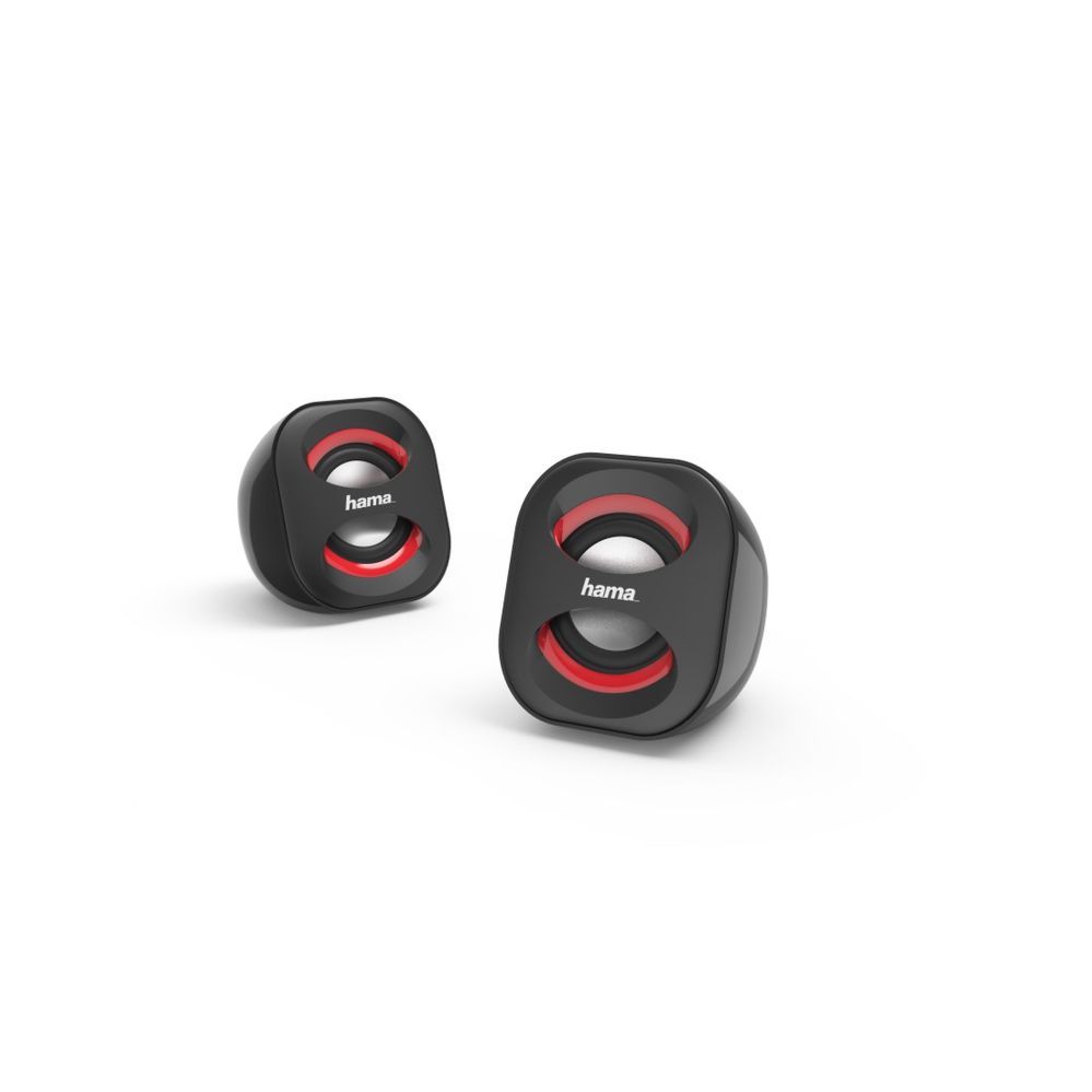 Juhtmevabad kõlarid Hama Sonic Mobil 183 Notebook Speaker Black Red