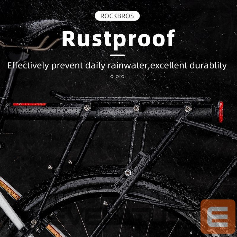 Jalgratta tarvik Rockbros Rockbros 33210004001 bicycle rack with shelf - black