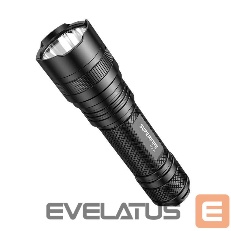 LED taskulamp Supcase Flashlight Superfire L6-H, 750lm, USB-C