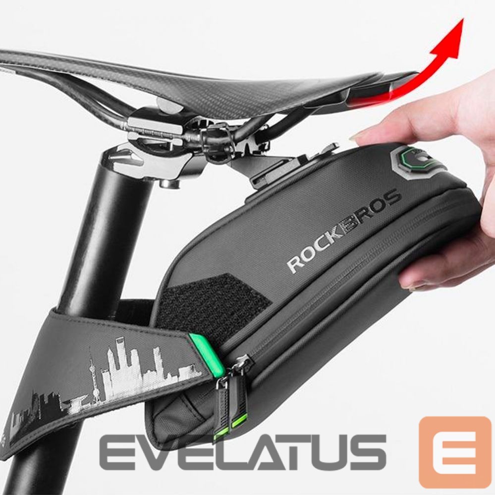 Jalgratta tarvik Rockbros Rockbros C27-1 bicycle bag under the saddle - black