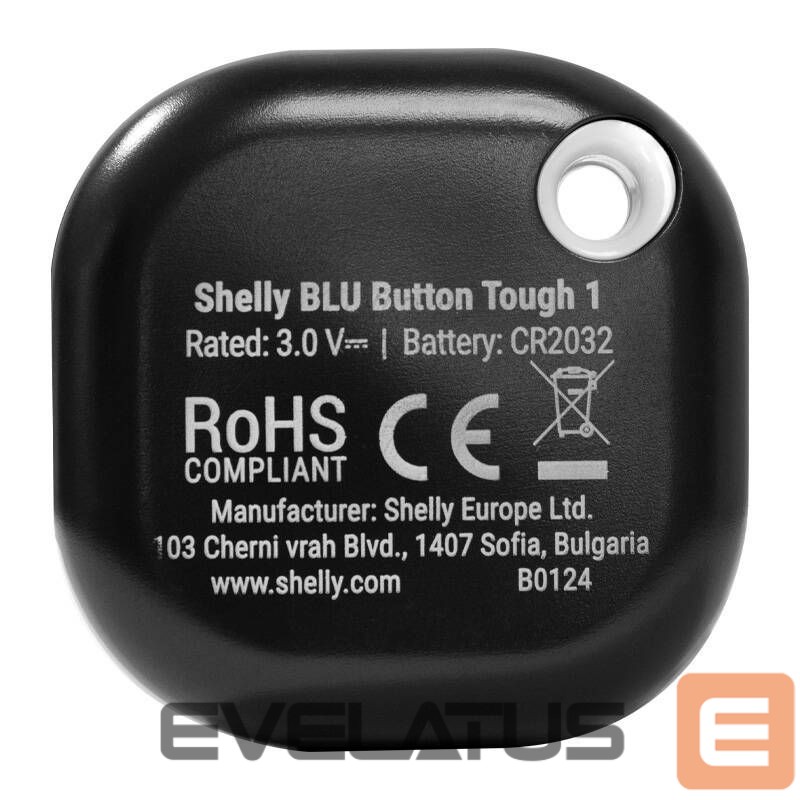 Nutikas seade Shelly Action and Scenes Activation Button Shelly Blu Button Tough 1 (black)