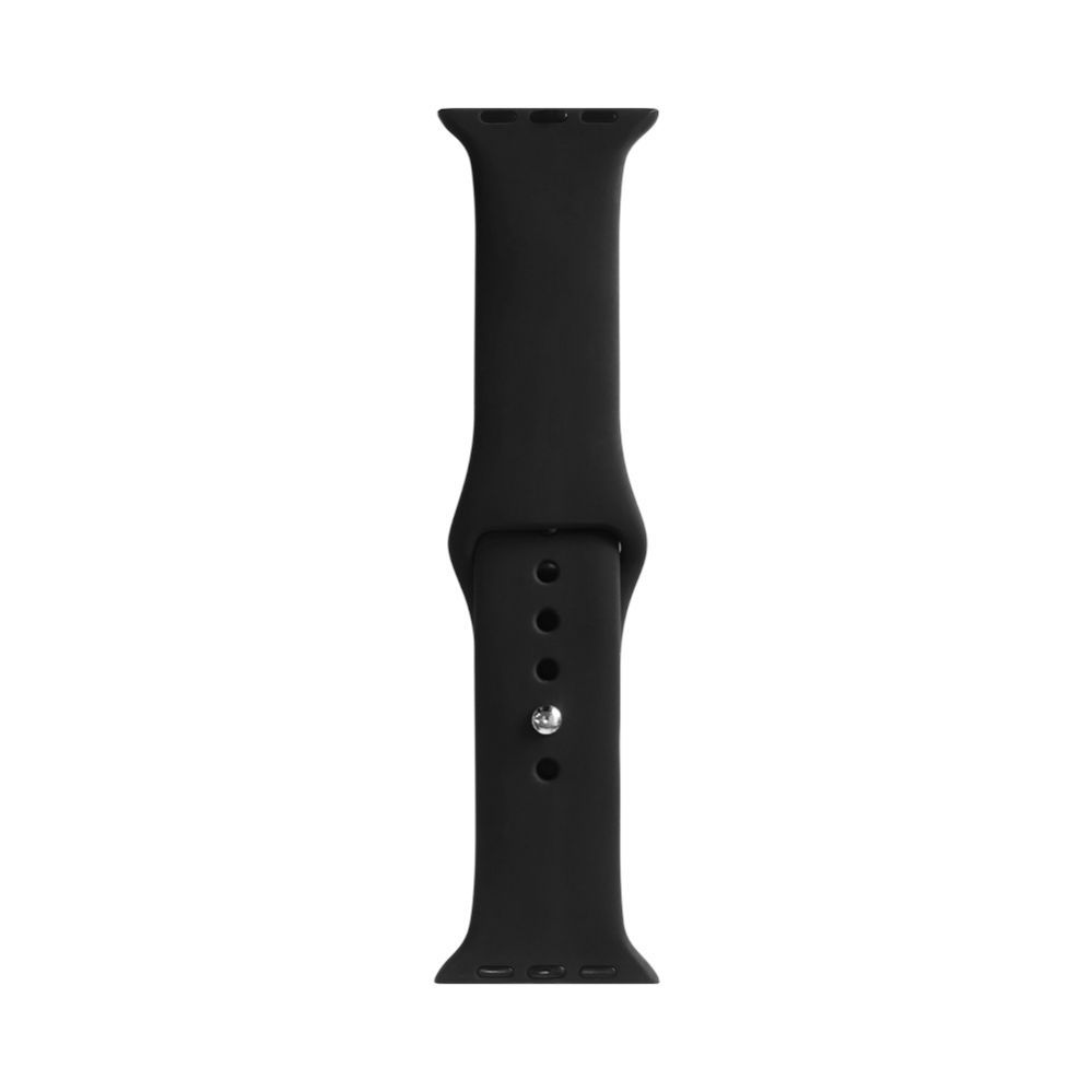 Strap Evelatus Evelatus Apple Watch 42/44/45mm Silicone Loop Watch Straps (140mm M/L) Black