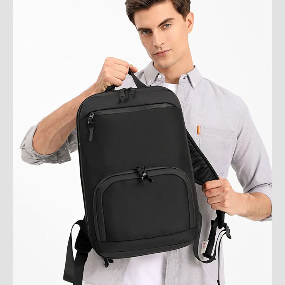 Somas un mugursomas Wozinsky Wozinsky Premium Waterproof Laptop Backpack - Black