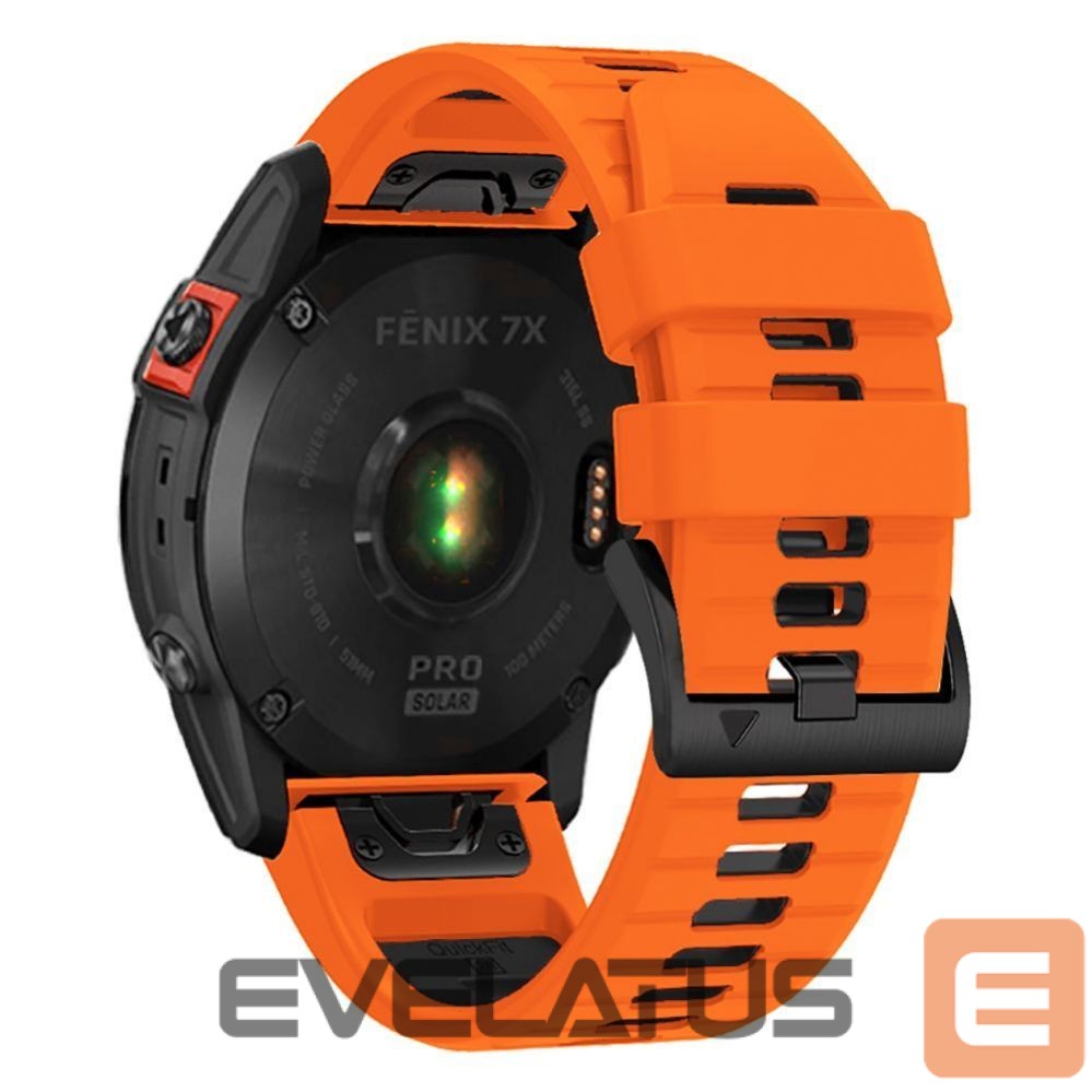Strap Tech-Protect Tech-Protect IconBand Pro Strap for Garmin Fenix 3 / 5X / 3HR / 5X Plus / 6X / 6X Pro / 7X - Orange-Black