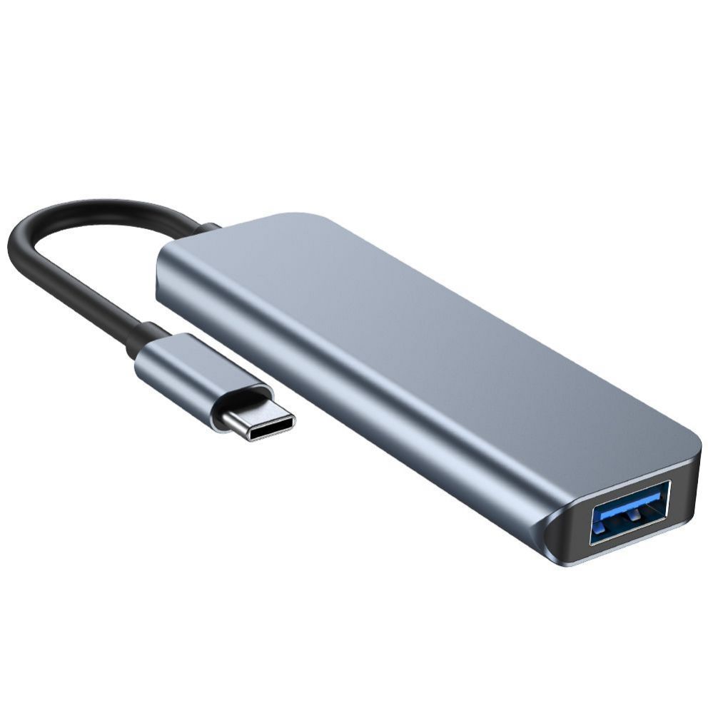 Other Computer Accessory Tech-Protect HUB Tech-Protect V1 4in1 USB-C - 3x USB-A 2.0 / USB-A 3.0 - gray