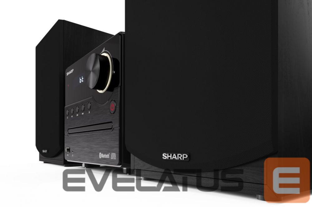 Interactive solution Sharp XL-B512(BK) Hi-Fi Micro System, CD/FM/USB/Bluetooth v5.0, 45W, Black