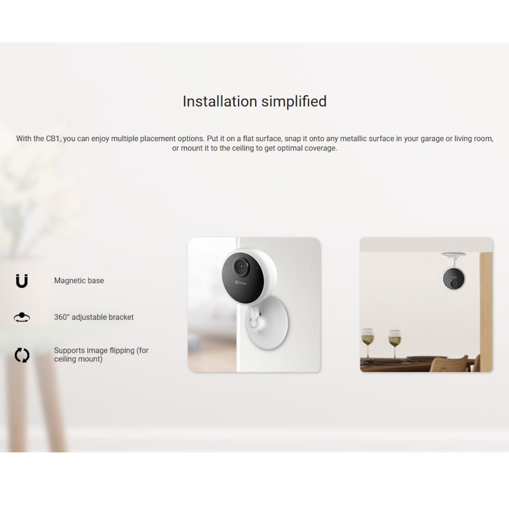 Dash cam EZVIZ CB1 1080p IP Wi-Fi CS-CB1-R100-1K2WF