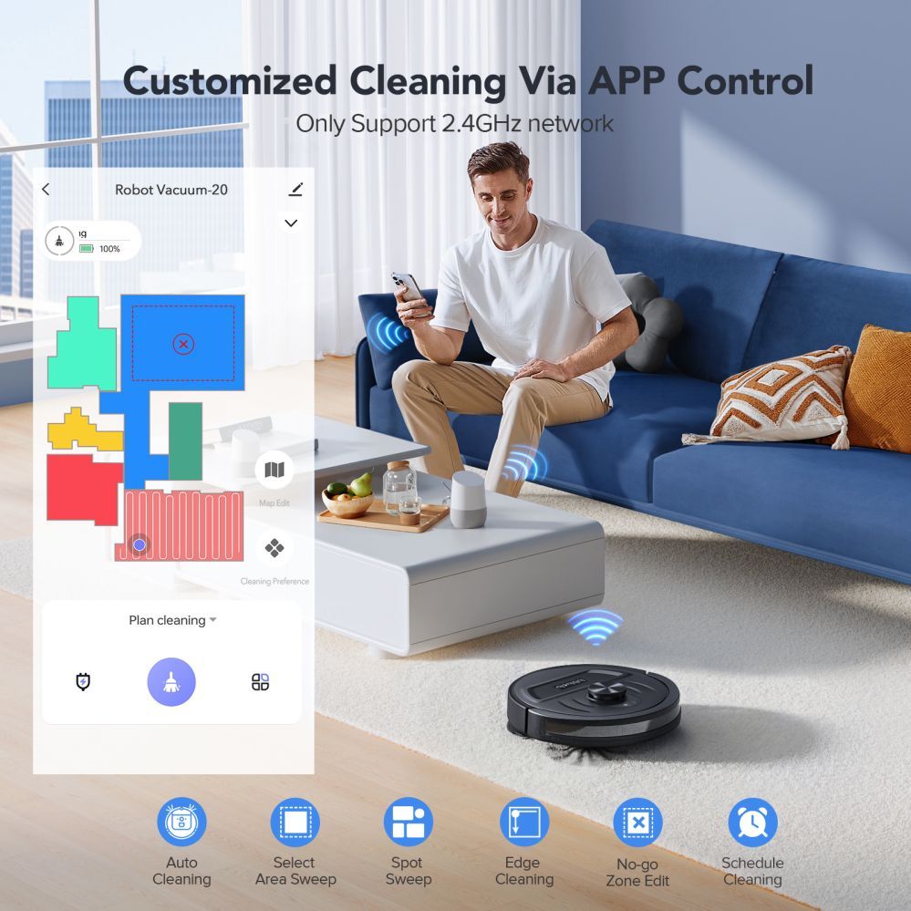 Tolmuimeja Lubluelu L20 cleaning robot