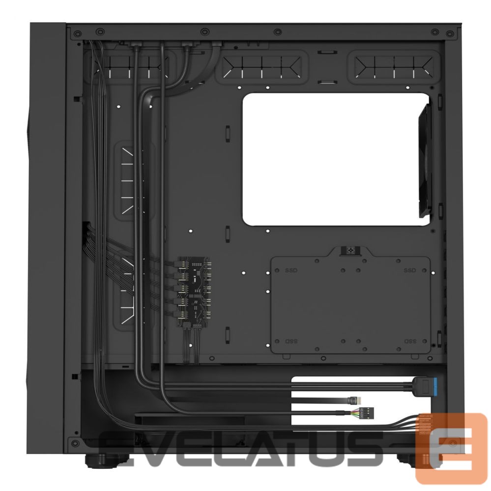 Computer components Natec NATEC Genesis PC Case Diaxid 605F black