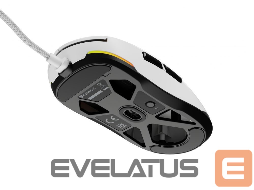 Computer mouse Genesis Gaming Mouse | Krypton 660 | Wired | USB Type-A | White