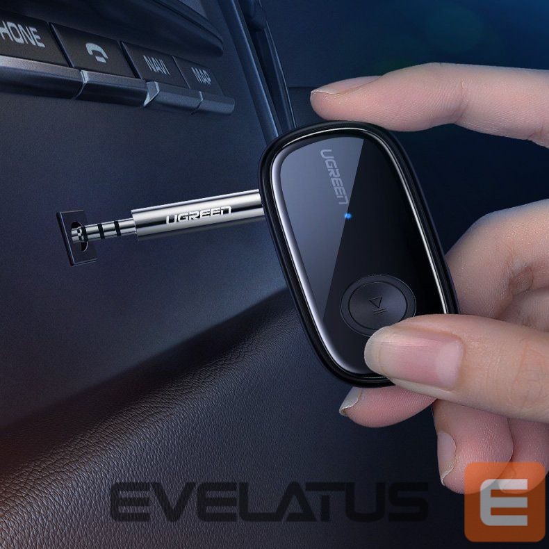 Kõrvaklapid Ugreen Ugreen Bluetooth 5.0 audio receiver AUX aptX, aptX LL mini headphone jack black (70304)