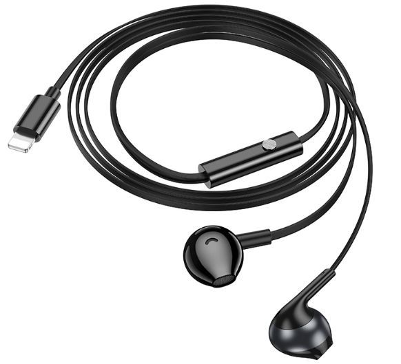 Kõrvaklapid Hoco M115 Sagacious universal earphones with microphone iP Black
