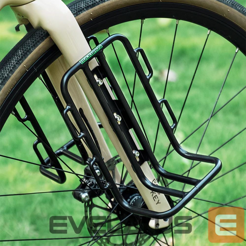 Jalgratta tarvik Rockbros Rockbros 33210010001 front bicycle shelf for bicycle fork - black