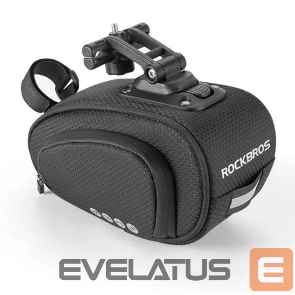 Jalgratta tarvik Rockbros Rockbros C40 bicycle bag under the saddle - black