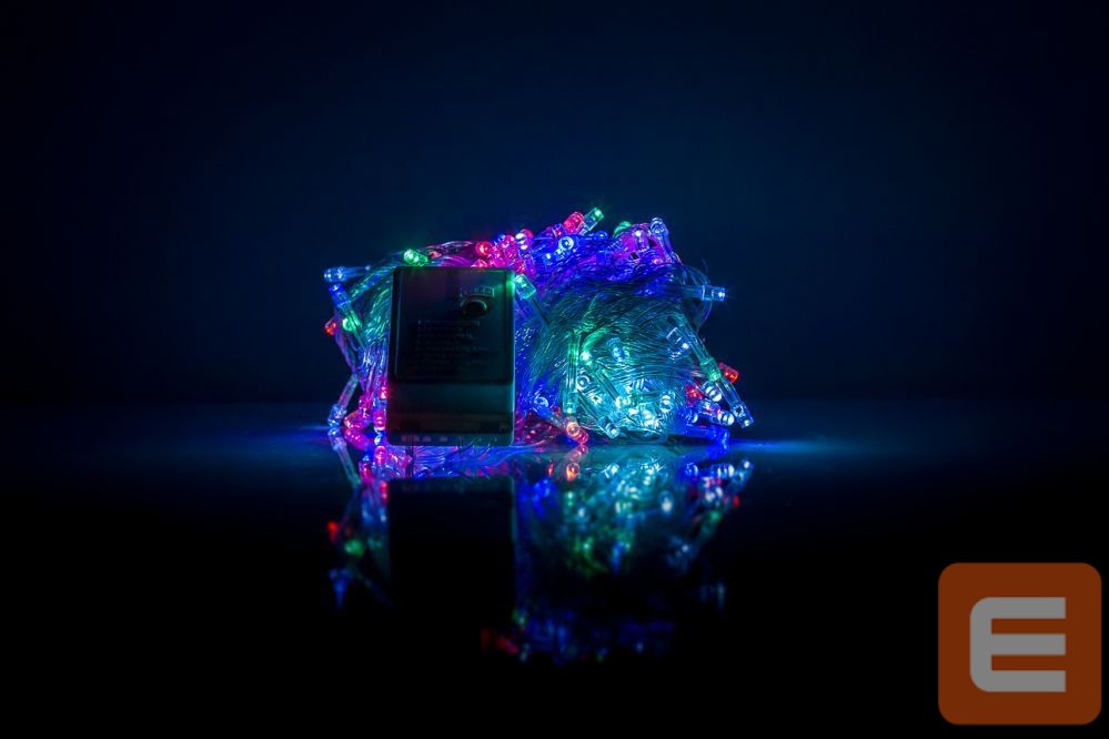 Sisevalgustid N/A Ziemassvētku lampiņu virtene caurspīdīgs vads 100LED -30 Multi Color