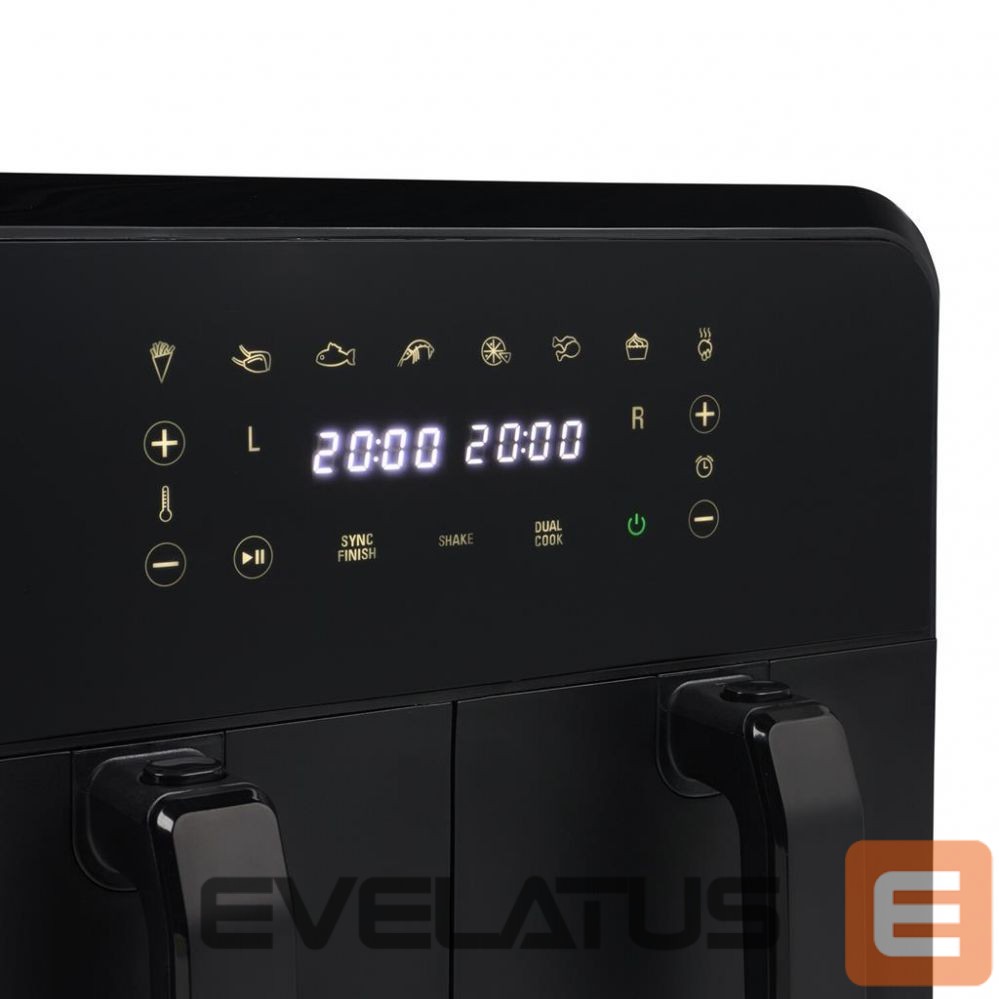 Table grill Princess Double Basket Airfryer, Black