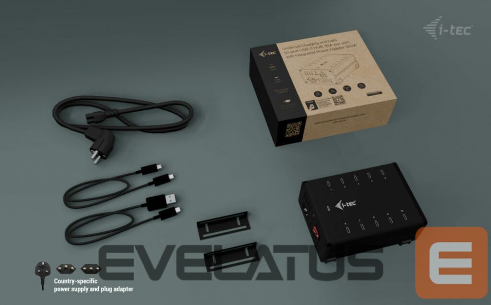 Computer accessories I-TEC I-TEC USB-C/USB-A Charging HUB 10 Port