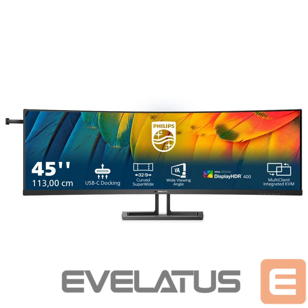 Monitors Mmd-monitors & displays PHILIPS 44.5inch 5120x1440 VA Curved Mon