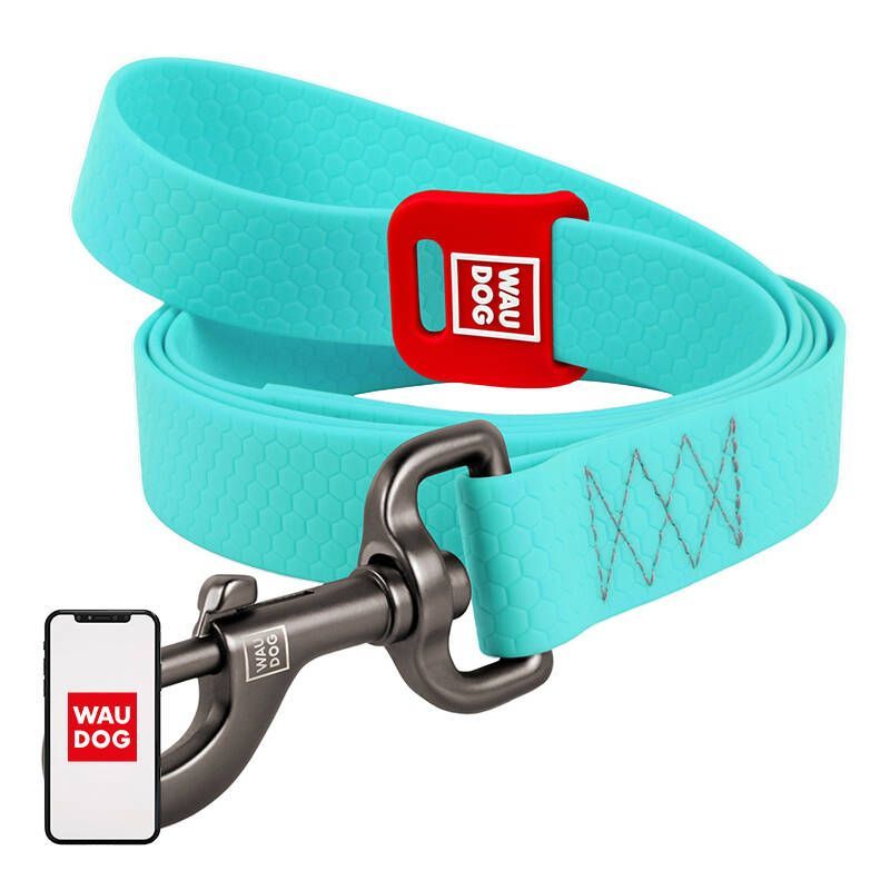 Kariloomade jaoks Waudog WAUDOG waterproof dog leash 20mm wide, 183 cm long blue