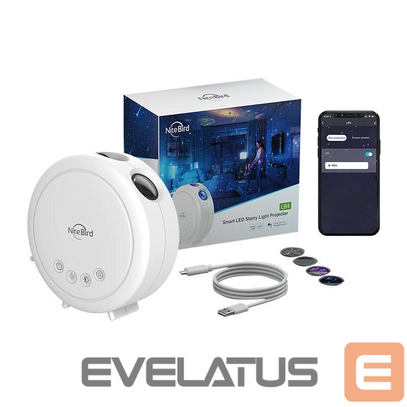 Nutikas seade NiteBird Star projector WiFi NiteBird LB4 Tuya