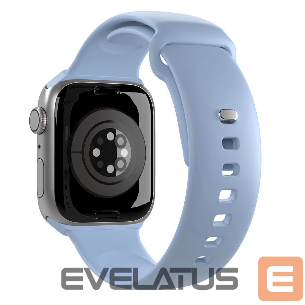 Rihm Puro Puro Icon Silicone Strap for Apple Watch 42 / 44 / 45 / 49 mm - Light Blue (2 pcs.)