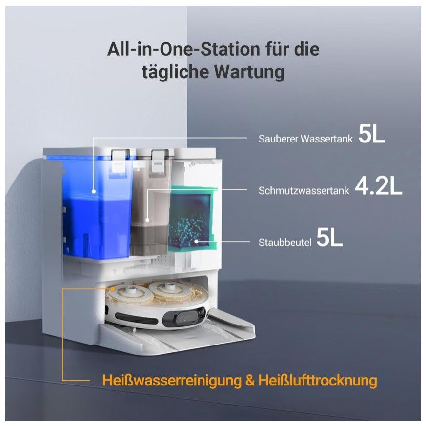 Vacuum cleaner EZVIZ CS-RS20-PRO-PGA2 White