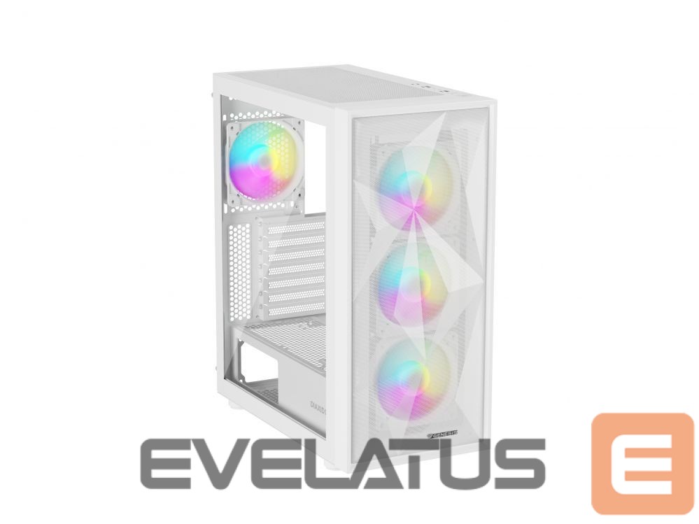 Computer components Natec NATEC Genesis PC Case Diaxid 605 white
