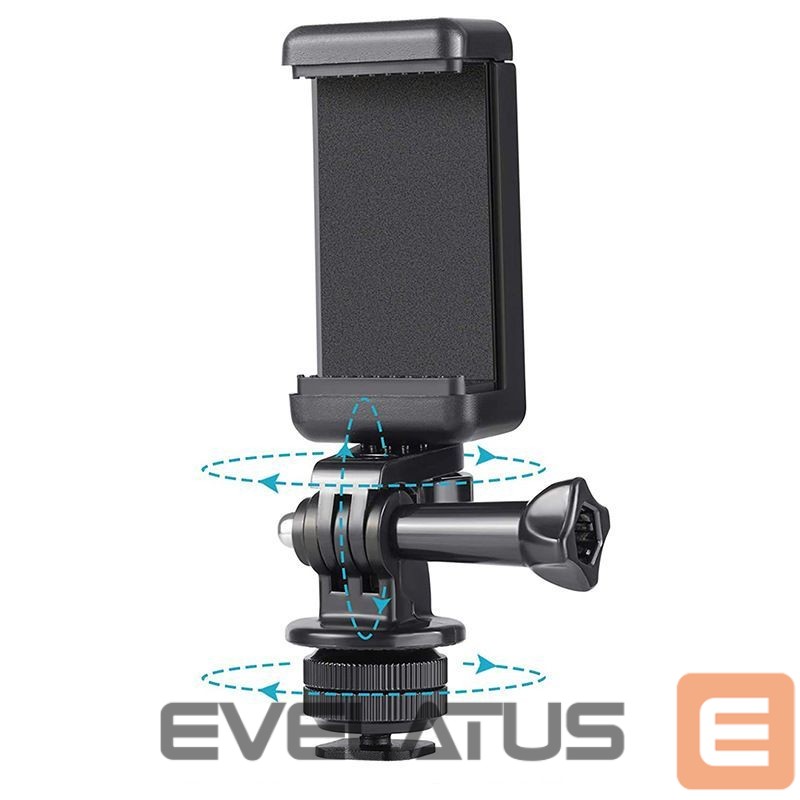 Camera accessory Hurtel Phone/Sports Camera Holder with Adapter - Black