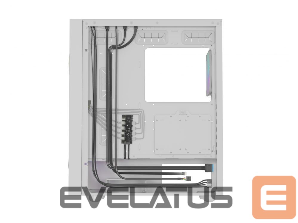 Computer components Natec NATEC Genesis PC Case Diaxid 605 white