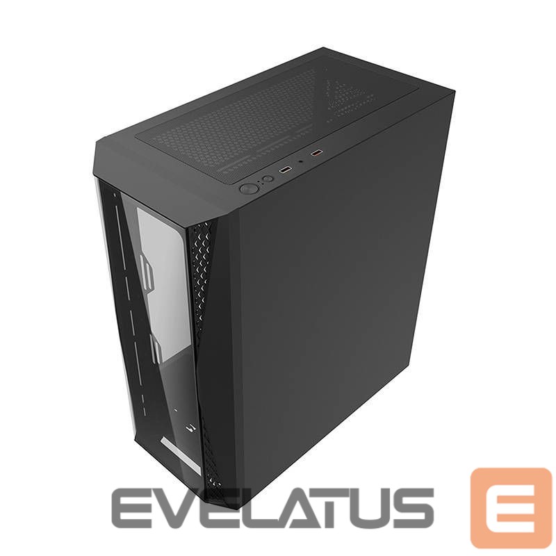 Cooler Darkflash Darkflash DK352 Plus computer case + 4 fans (black)