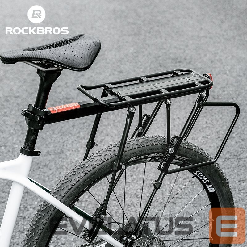 Jalgratta tarvik Rockbros Rockbros 33210004001 bicycle rack with shelf - black