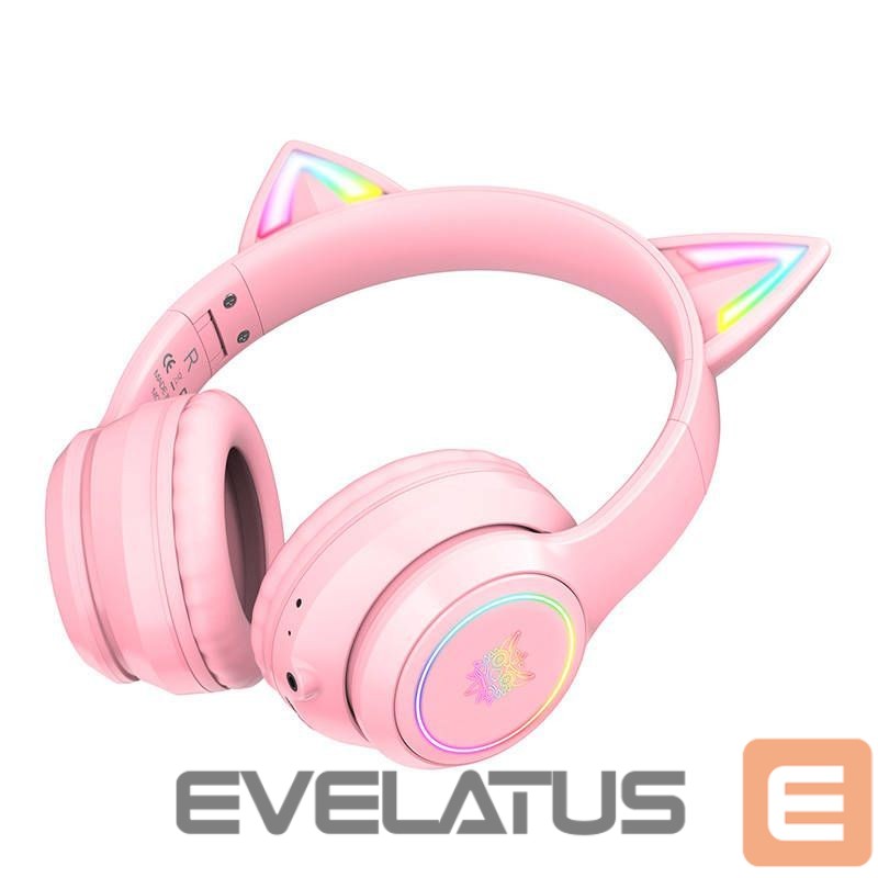 Wireless headphones ONIKUMA Gaming headphones ONIKUMA B90 Pink