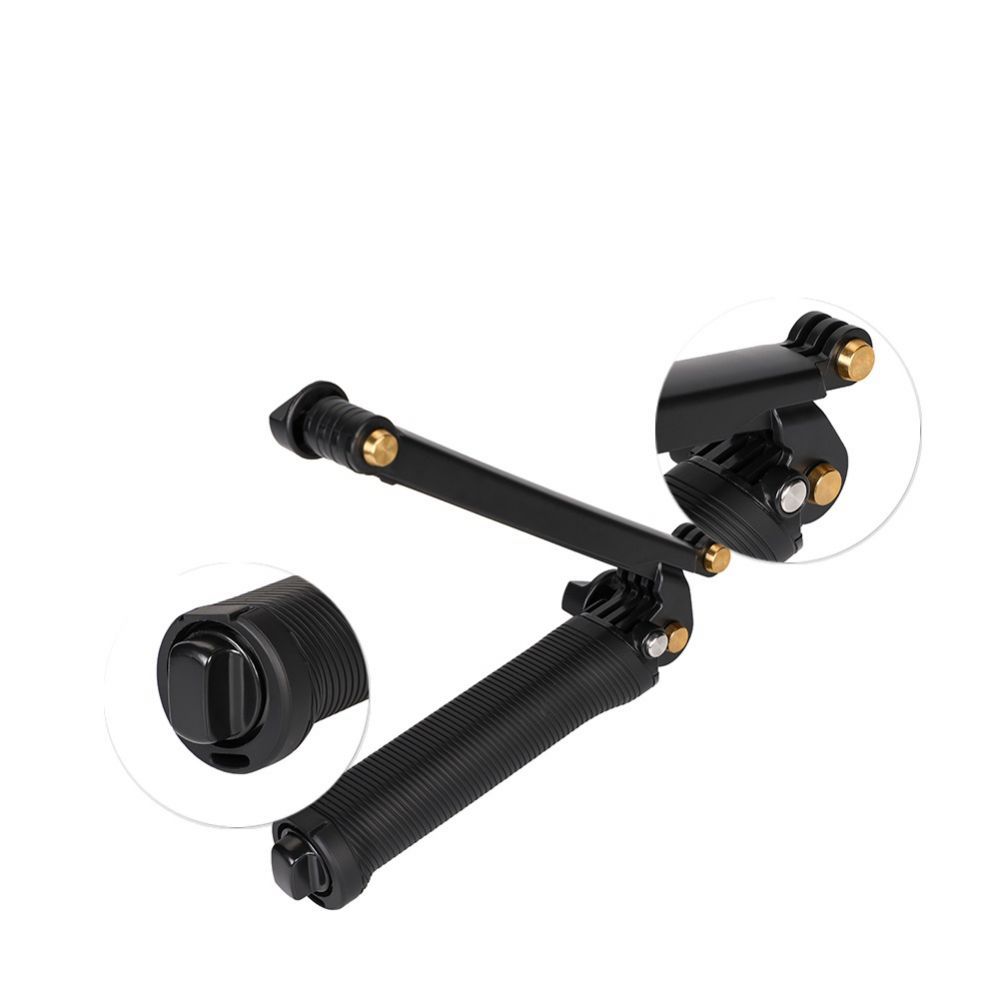 Camera accessory Hurtel 3 in 1 Monopod Tripod with Selfie Stick for GoPro - Black