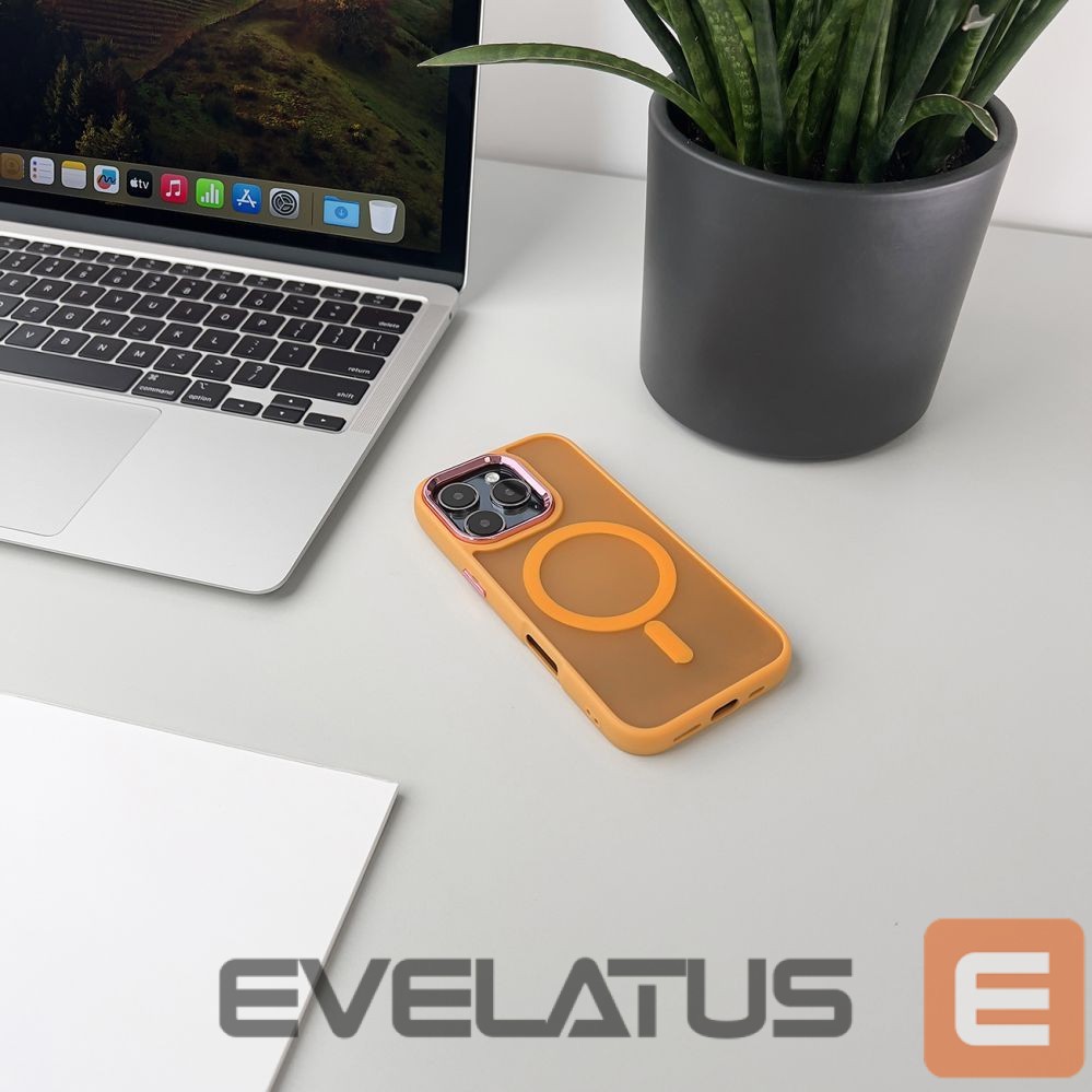 Tagakaaned Wozinsky Wozinsky Fashion Case with MagSafe for Samsung Galaxy S24 FE - Orange