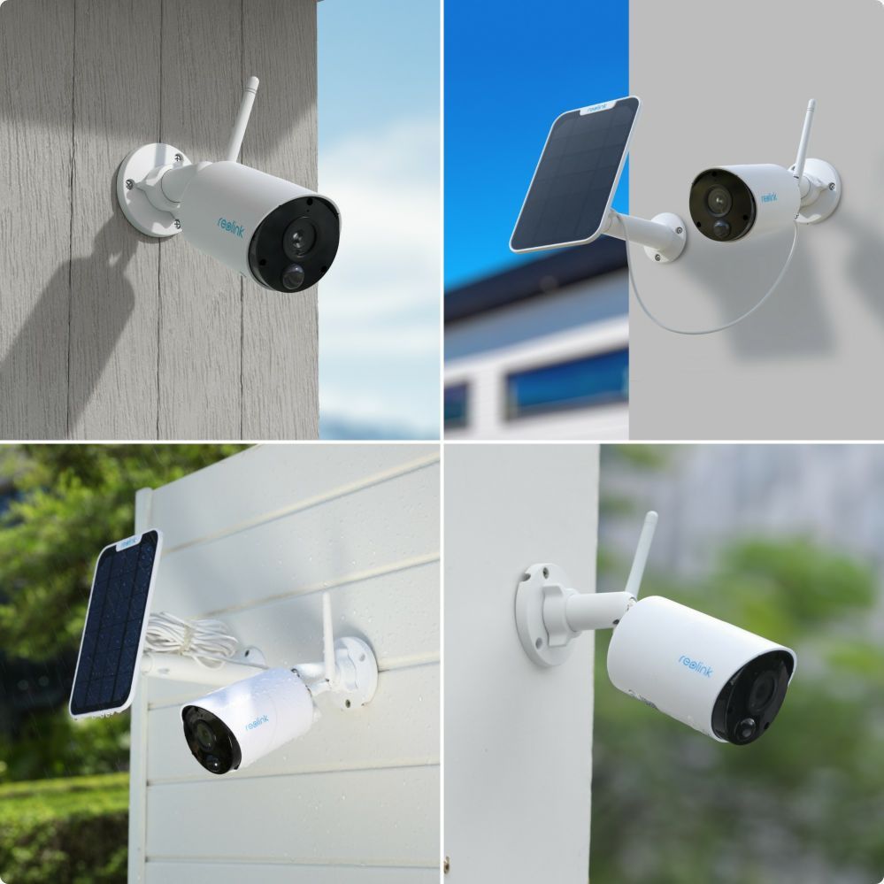 Web kamera Reolink | Battery Wi-Fi Security Camera with Solar Panel | Argus Series B320 | Bullet | 3 MP | Fixed lens | IP65 | H.264 | Micro SD, Max. 128 GB
