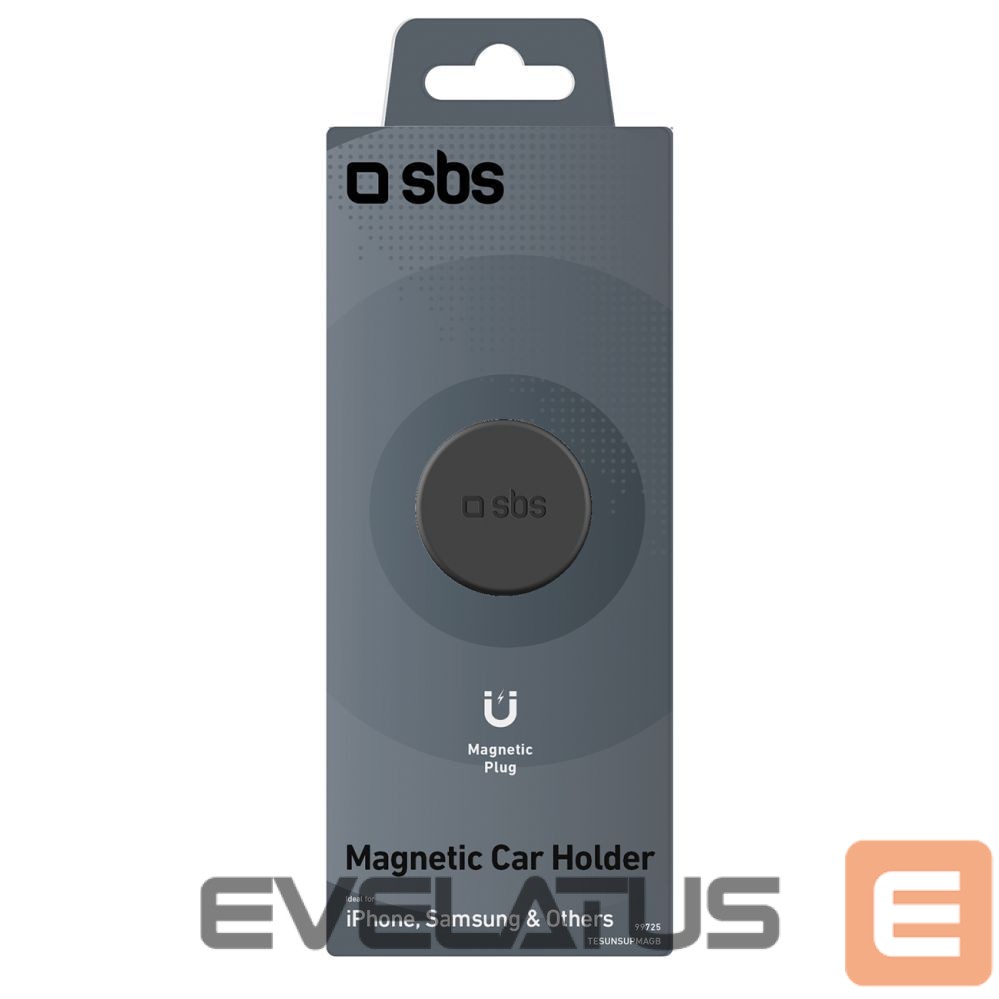 Auto holder SBS SBS TESUNSUPMAGK smartphone holder magnetic, for air vent - black