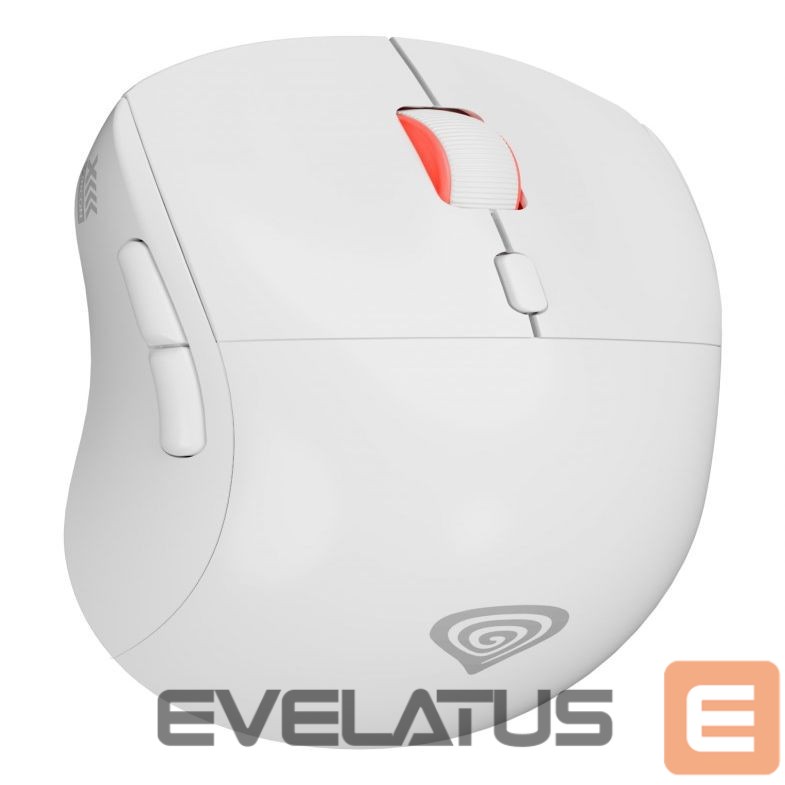 Computer mouse Genesis Zircon XIII Custom | Wireless | Gaming Mouse | 2.4 GHz, USB | White