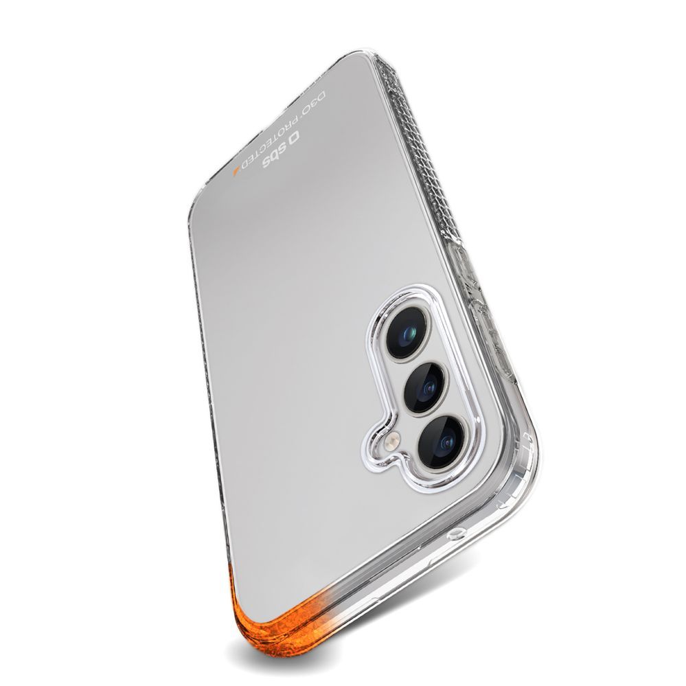 Back panel cover SBS SBS D3O Case for Samsung Galaxy S24+ - Transparent