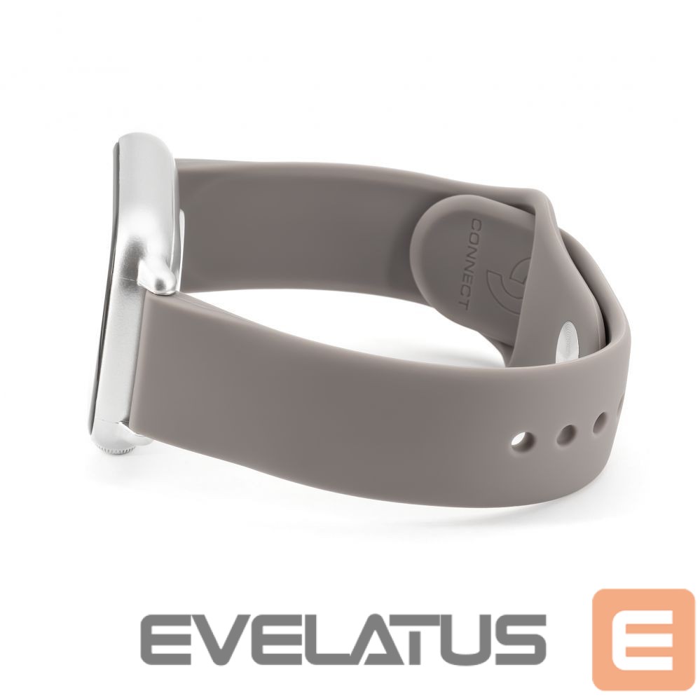 Dirželis Connect 22mm Silicone Loop Watch Strap (S/M 110mm) Gray