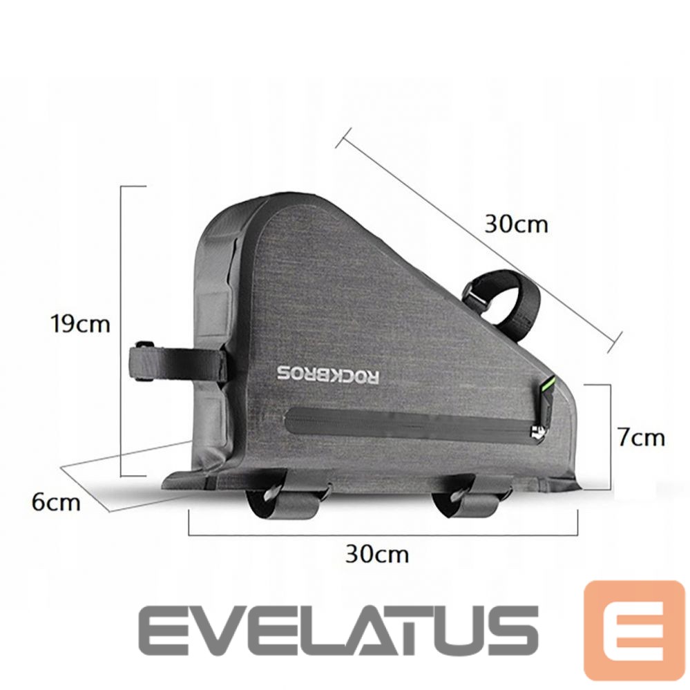 Bicycle accessory Rockbros Rockbros AS-017 bicycle frame bag 5 l - dark green